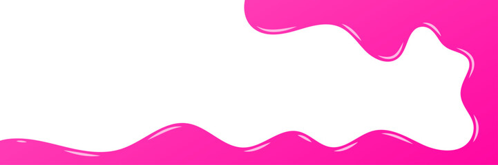 Modern Pink Wave fluid Background. Banner. Vector Illustration. Abstract Business Wallpaper