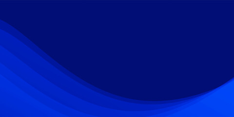 Blue Abstract Wave Overlapping Gradient Background