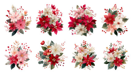PNG Vibrant floral arrangements evoke elegance, element set on transparent background
