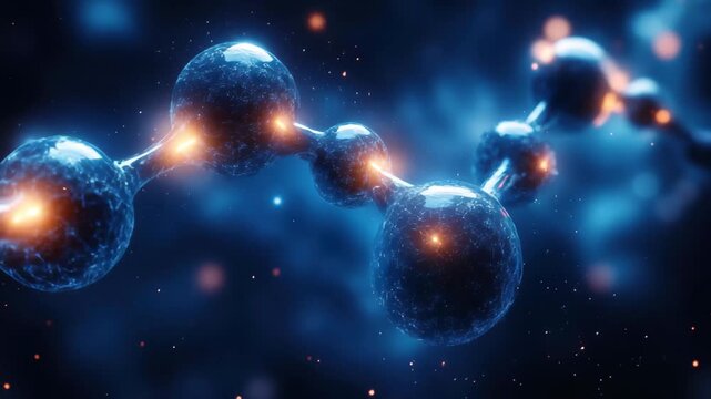 Exploring the beauty of molecular structures in a vibrant cosmic environment