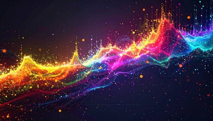 Vibrant Spectrum - A Dynamic Display of Light and Color.