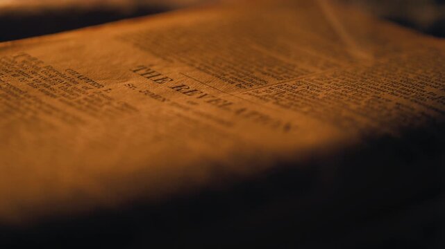 Holy Bible book of revelations prophecy with smoke 