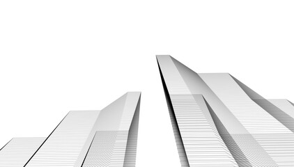 Architecture building abstract vector illustration