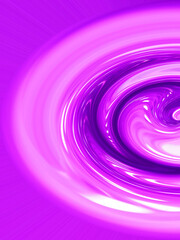 Fondo abstracto en espiral morado, ilustración 3D, renderizado artístico 3D