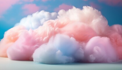 pastel hues blend into a soft cotton candy cloud soft delicate