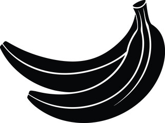 banana silhouette vector