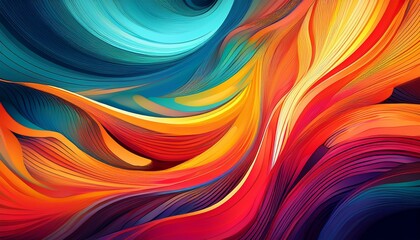 dynamic swirling lines create vibrant abstract background vivid modern