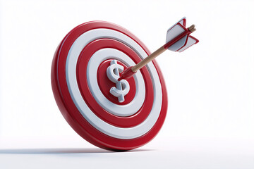 Target with an arrow hitting the center during an archery session focused on accuracy and skill development