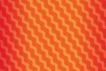 Diagonal Wavy Stripes Gradient Background in Red and Orange Tones