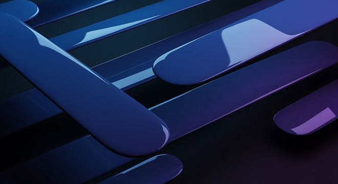 Abstract blue and purple geometric shapes with a textured surface