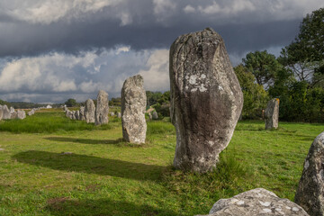 les alignements de menhirs de Carnac