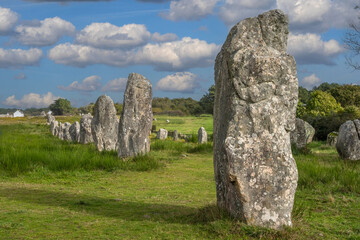 les alignements de menhirs de Carnac