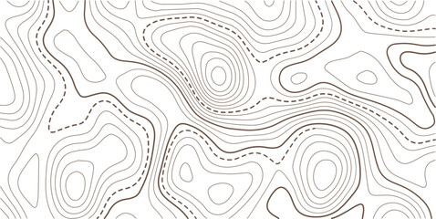 Topographic map background.Golden line topography map contour background.Transparent PNG Topographic line map. Modern design with White background with topographic wavy pattern design