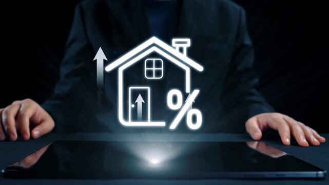 Real estate investment profit illustration showing rising house value, property return, and real estate profit growth. Real estate investment icons highlight ROI in real estate investment. Elide