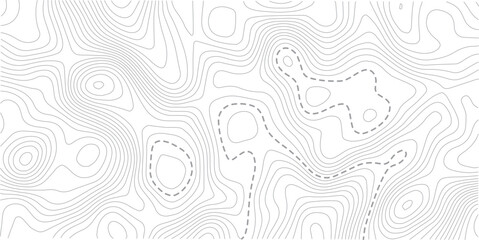 
Abstract Topographic map background with wave line. White wave paper curved reliefs abstract background. Vector illustration.Black and white lines seamless Topographic map patterns.