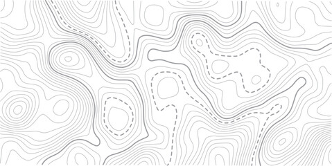 
Abstract Topographic map background with wave line. White wave paper curved reliefs abstract background. Vector illustration.Black and white lines seamless Topographic map patterns.
