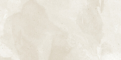 Beige watercolor paper texture with natural stains and organic fibers creating a vintage artistic background.