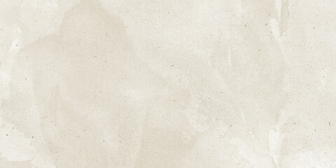 Beige watercolor paper texture with natural stains and organic fibers creating a vintage artistic background.