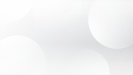 Clean and elegant abstract white background featuring soft halftone dot patterns and subtle gradients. Ideal for presentation design, business templates, corporate branding, institutional graphics
