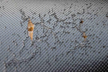 abstract texture of cracks on a motorbike seat
