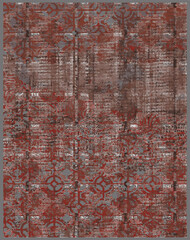 abstract texture fabric area rug, carpet, scarf, bedding cover pattern design
