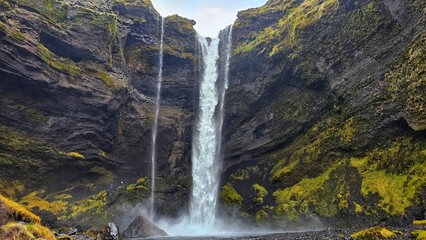 Krajobraz Kvernufoss
