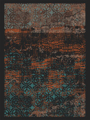 abstract texture fabric area rug, carpet, scarf, bedding cover pattern design
