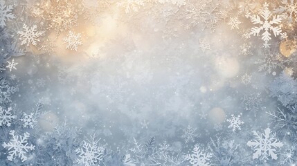 Elegant Frost-Kissed Winter Background with Subtle Sparkling Texture and Soft Seasonal Atmosphere