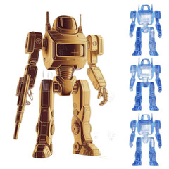 Futuristic Advanced AI Humanoid Robot  Next-Generation Android Prototype in Sci-Fi Laboratory High-Tech 