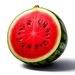 Vibrant Watermelon Slice - A Refreshing Summer Treat.