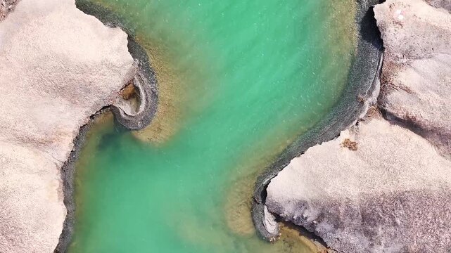 Oasis in the Gobi, reservoir