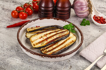  Vegan Grilled eggplant slices snack