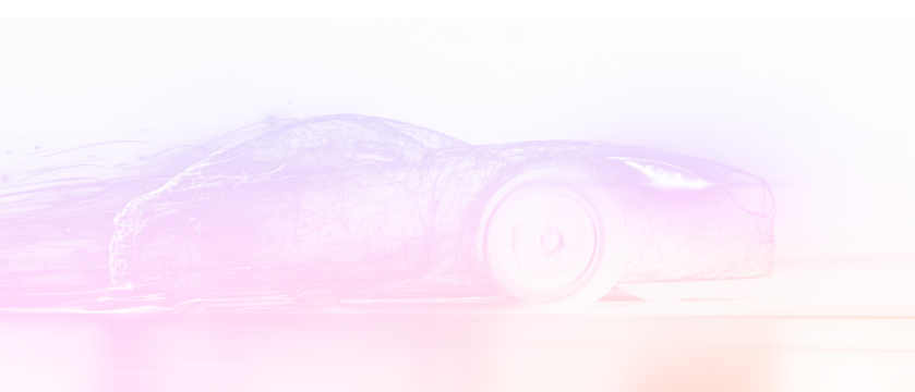 Modern Car Colored Line Art Illustration Png
