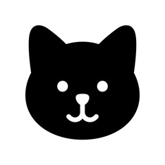 猫の顔　アイコン