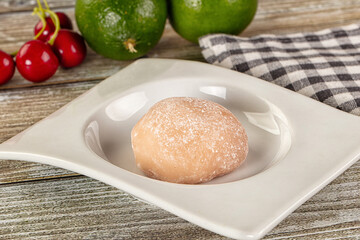 Japanese rice dessert mochi cake