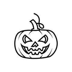 halloween pumpkin head