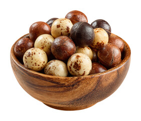 Obraz premium Delicious chocolate coated treats home kitchen food cozy isolated on transparent background