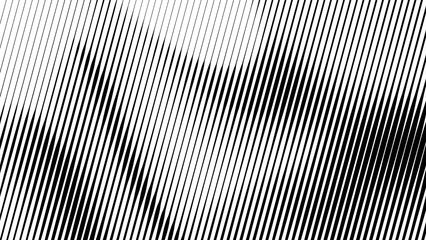 Obraz premium Monochrome line pattern background with abstract diagonal stripe texture and smooth gradient transition