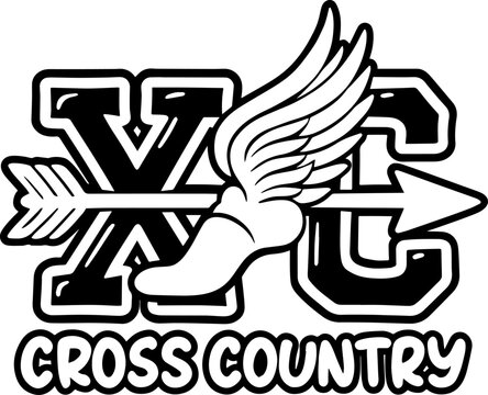 Track .Track and Field Svg.Cross Country. Vector logo illustration of running athlete silhouette clipart. Digital Download