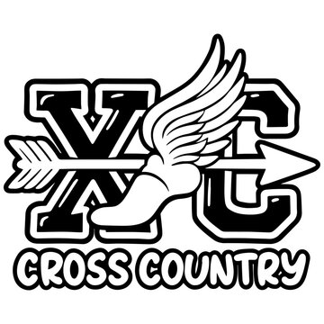 Track .Track and Field Svg.Cross Country. Vector logo illustration of running athlete silhouette clipart. Digital Download