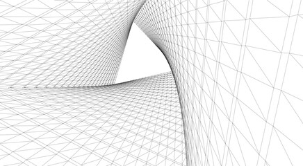 Architecture building abstract vector illustration