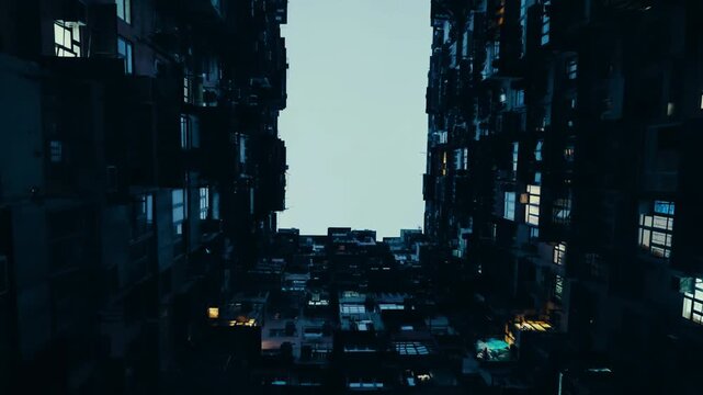 Residential buildings in Hong Kong, China