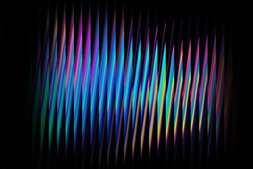 Abstract Dark Rainbow Vertical Light Stripes Arrangement Design