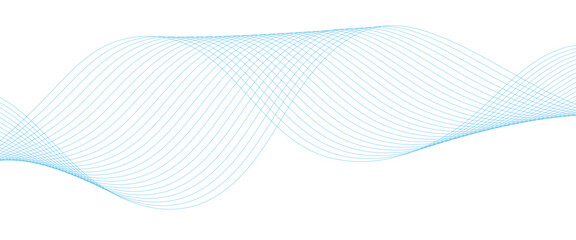 Digital frequency track equalizer, Curve wave seamless pattern. Colorful moving lines design for banner, wallpaper, Business banner, poster. Abstract blue futuristic blend waves lines technology