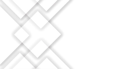 Abstract background in white and gray shadows.Modern white and gray technology concept diamond triangle geometric background Suit for business, corporate institution presentation