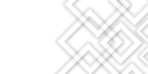 Abstract white and gray background. smooth abstract background.Elegant gray and white squares pattern. Grey white stripe background geometry shine and layer element vector for presentation design.