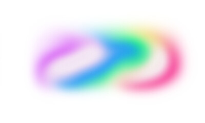 Light leak overlay effect with blur rainbow light leaks, retro noisy film texture light leak flare on black background. Blurred Rainbow Light Leak Overlay with Retro Grainy Film Effect.