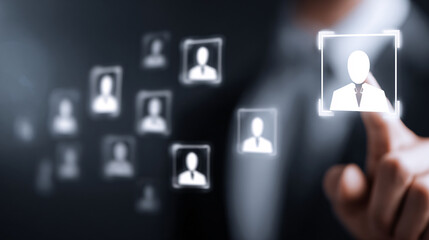 Human resources management, selecting best candidate for job recruitment process