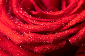 red rose macro