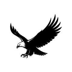 American Eagle Mascot - Flat Design
